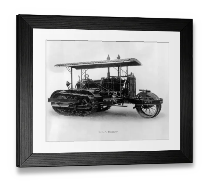 Framed Print : Catalogue Shot Of A 75 H. P. Tracklayer Framed Print : Catalogue Shot Of A 75 H. P. Tracklayer