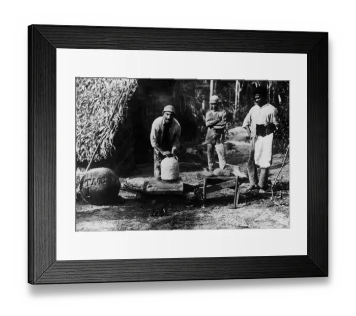 Framed Print : Making Rubber Shoes Framed Print : Making Rubber Shoes