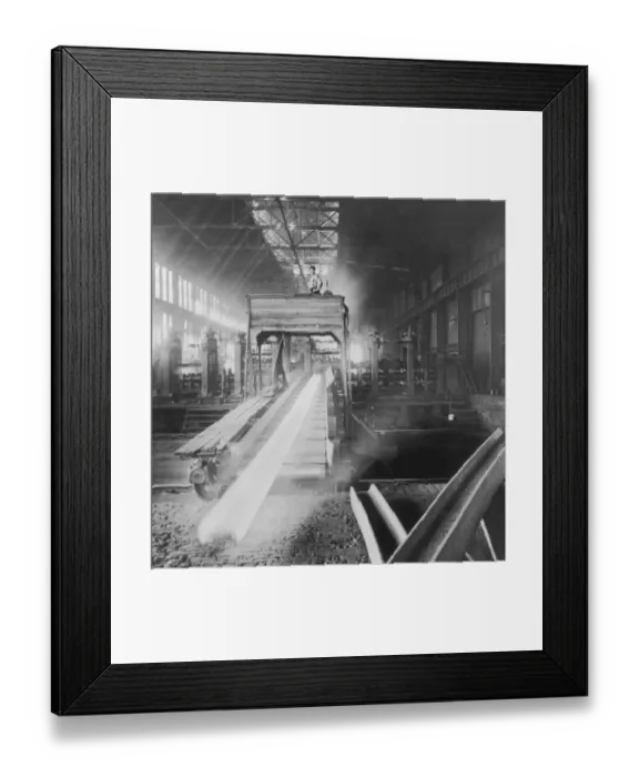 Framed Print : Steel Foundry