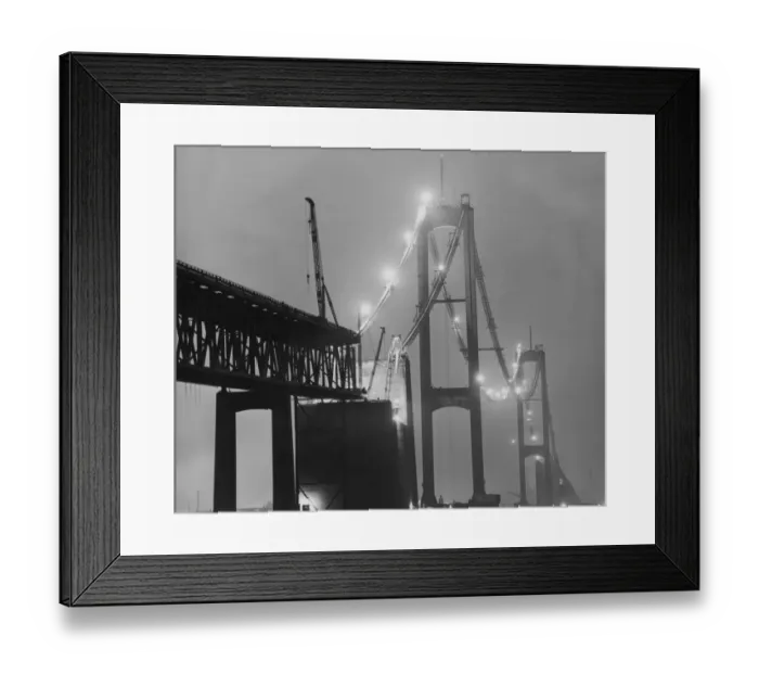 Framed Print : Delaware Memorial Bridge Framed Print : Delaware Memorial Bridge