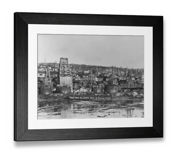 Framed Print : Tara Farm, Oil Creek Framed Print : Tara Farm, Oil Creek