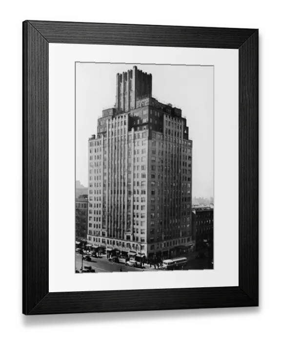 Framed Print : New York City Apartment Building Framed Print : New York City Apartment Building