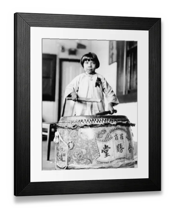 Framed Print : Ceremonial New Years Drum Framed Print : Ceremonial New Years Drum
