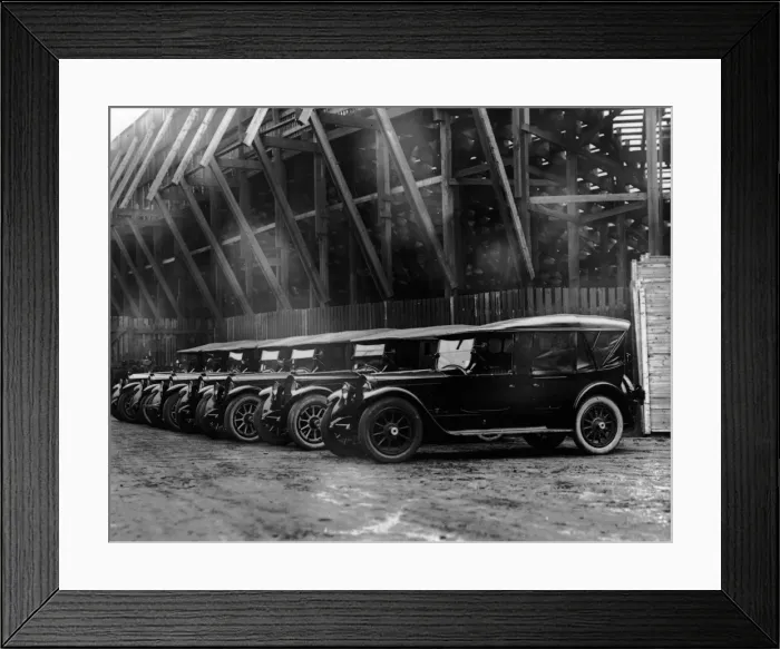 Framed Print : 7 Packards All In A Row Framed Print : 7 Packards All In A Row