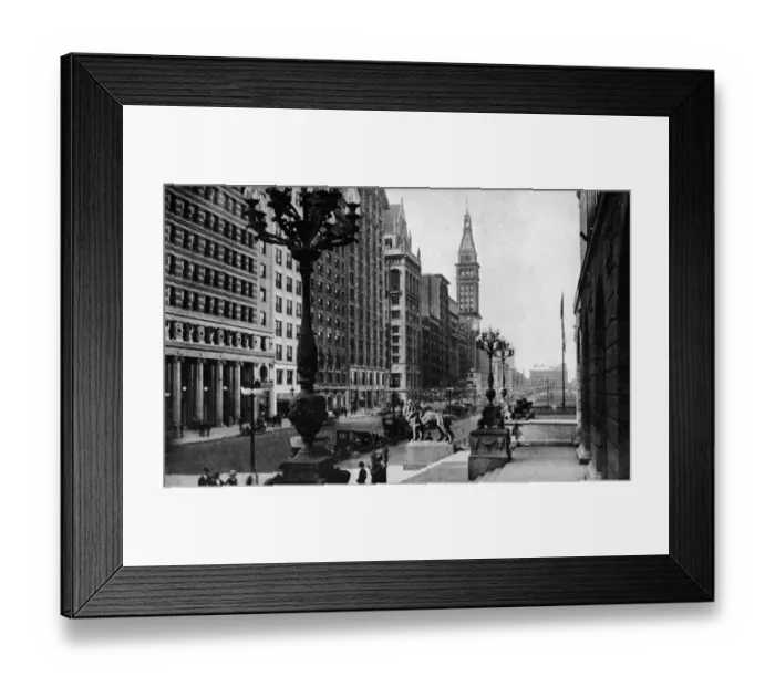 Framed Print : North Along Michigan Avenue Framed Print : North Along Michigan Avenue