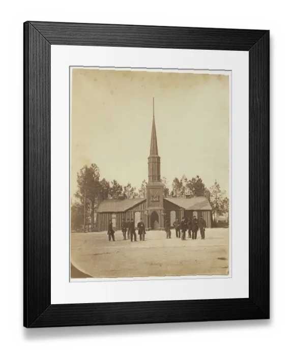 Framed Print : Poplar Grove Church Framed Print : Poplar Grove Church