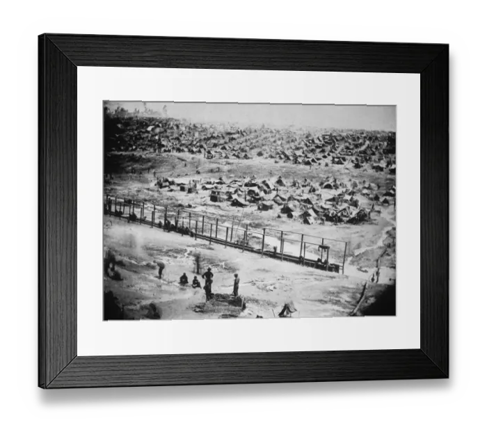Framed Print : Andersonville Prison Framed Print : Andersonville Prison