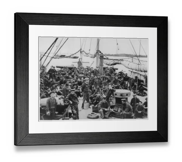 Framed Print : Union Navy Framed Print : Union Navy