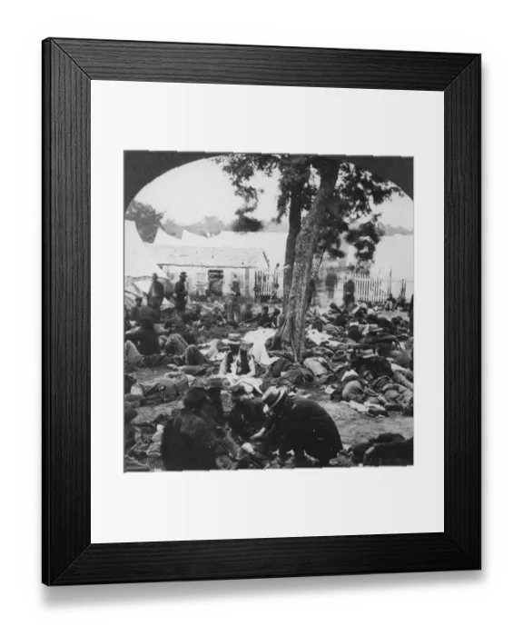 Framed Print : Hospital scene Framed Print : Hospital scene