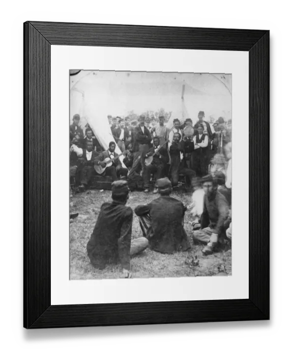 Framed Print : Minstrel Musicians Framed Print : Minstrel Musicians