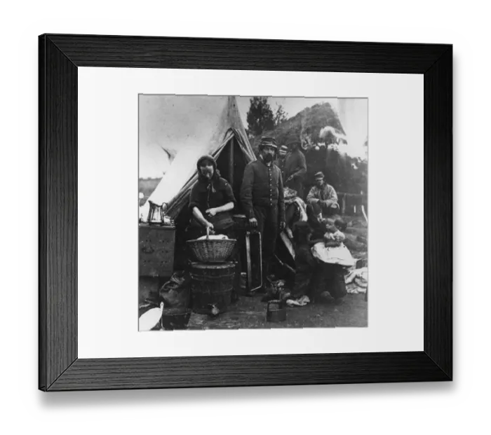 Framed Print : Tent Life. Tent life of the 31st PA regiment during the US civil war, circa 1863 Framed Print : Tent Life. Tent life of the 31st PA regiment during the US civil war, circa 1863