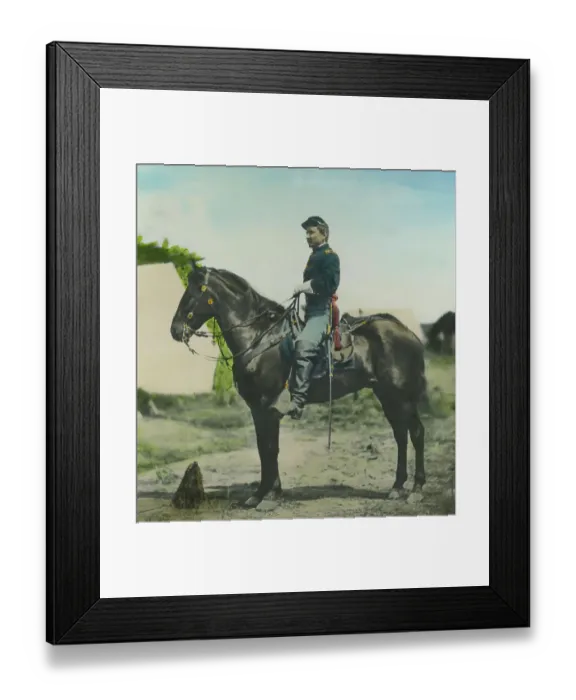 Framed Print : Civil War Officer Framed Print : Civil War Officer