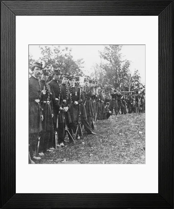 Framed Print : Union Soldiers Framed Print : Union Soldiers