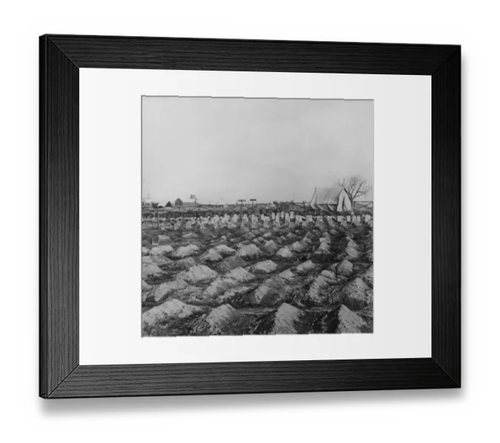 Framed Print : Civil War Graveyard Framed Print : Civil War Graveyard