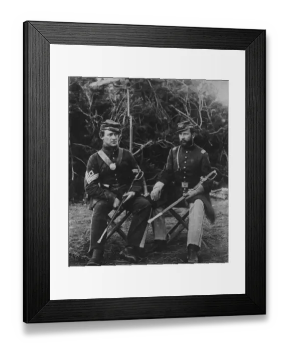 Framed Print : Union Soldiers Framed Print : Union Soldiers
