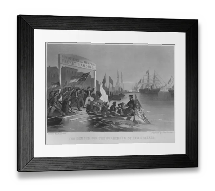 Framed Print : Capture Of New Orleans Framed Print : Capture Of New Orleans