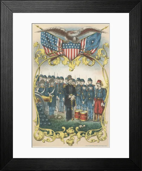 Framed Print : Union Soldiers Framed Print : Union Soldiers