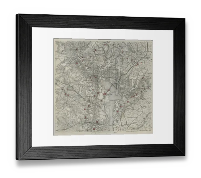 Framed Print : Washington Framed Print : Washington
