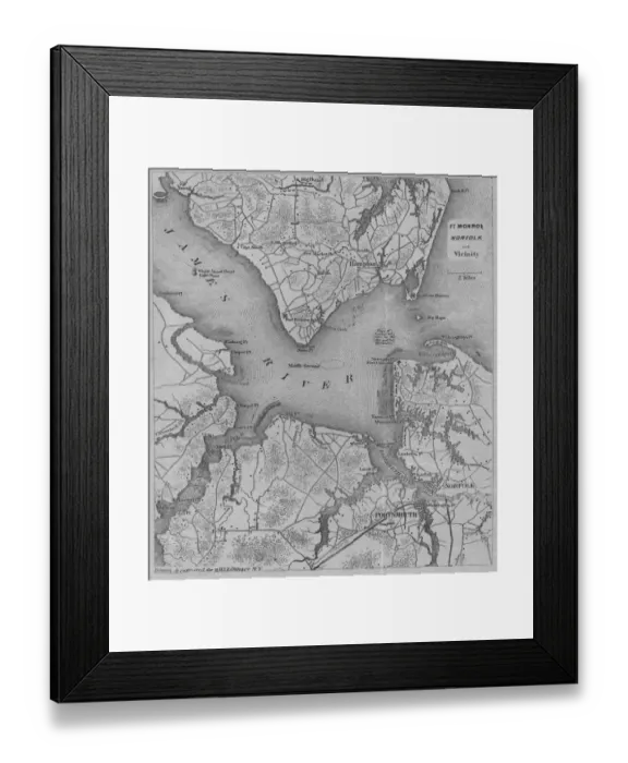 Framed Print : Fort Monroe