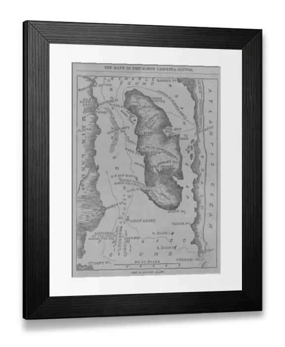 Framed Print : Roanoke Island Framed Print : Roanoke Island