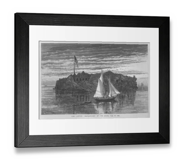 Framed Print : Fort Sumter Framed Print : Fort Sumter
