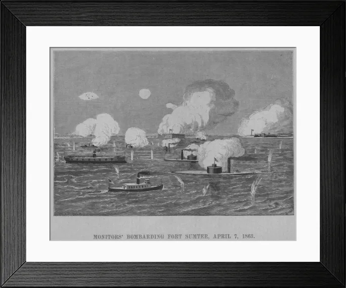 Framed Print : Fort Sumter Framed Print : Fort Sumter