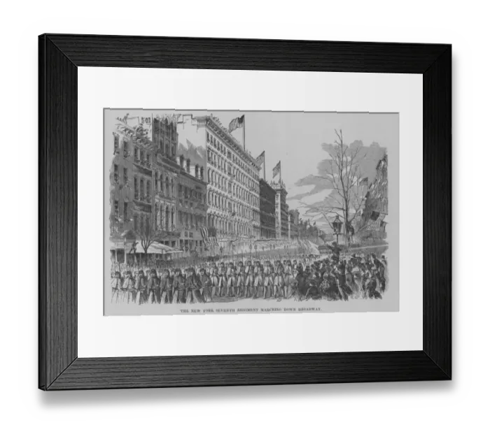 Framed Print : Seventh Regiment Framed Print : Seventh Regiment