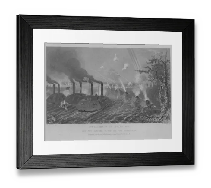 Framed Print : Battle Of Island No 10 Framed Print : Battle Of Island No 10