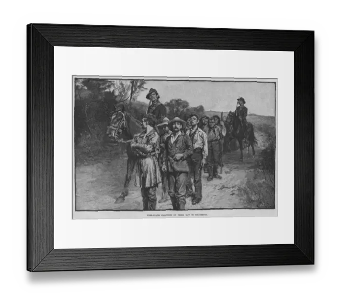 Framed Print : Civil War Prisoners Framed Print : Civil War Prisoners