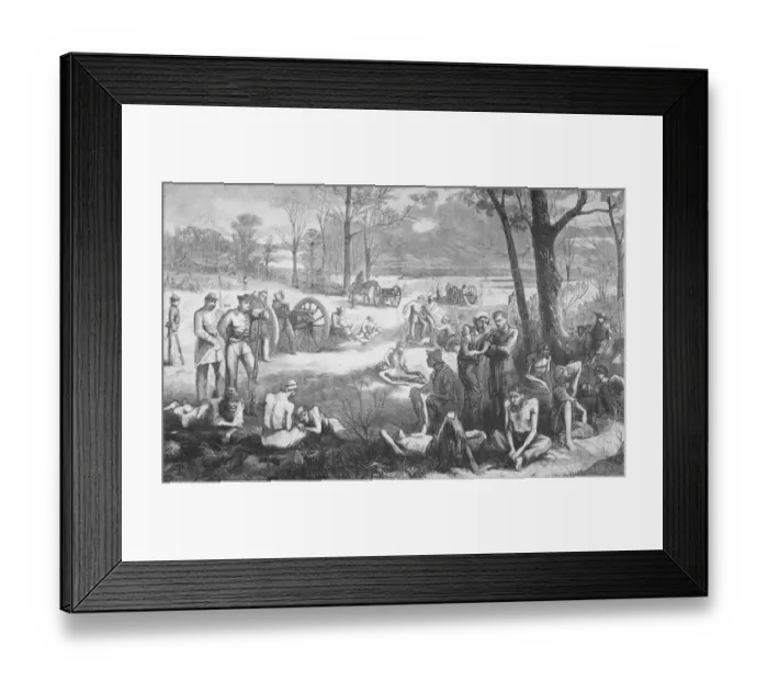 Framed Print : Prisoners at Belle Isle Framed Print : Prisoners at Belle Isle