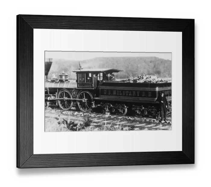 Framed Print : US Military Railroads Framed Print : US Military Railroads