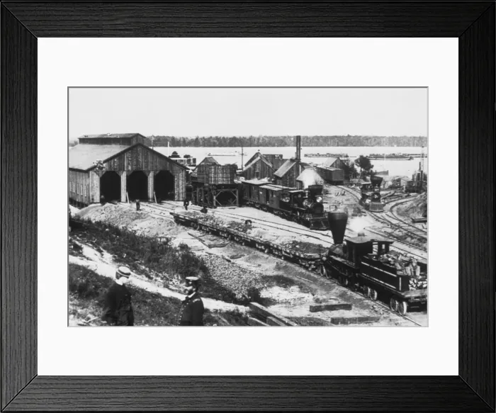 Framed Print : US Military Railroads Framed Print : US Military Railroads