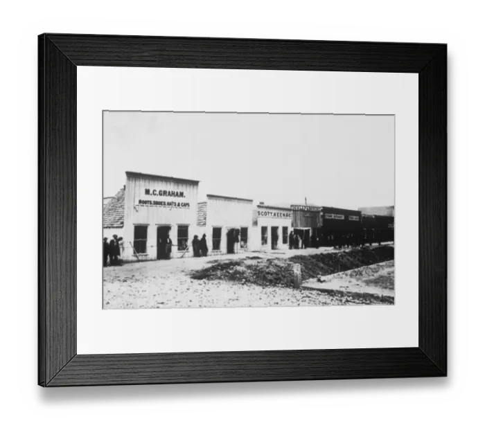 Framed Print : Sutlers Row Framed Print : Sutlers Row