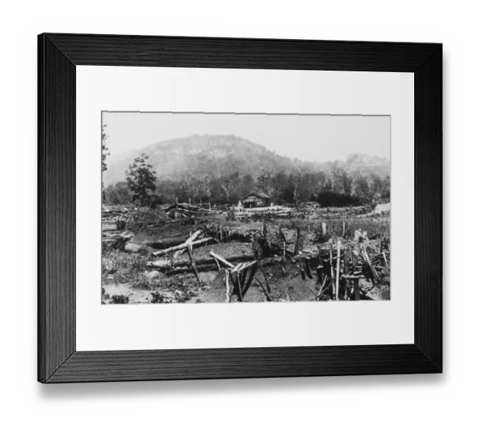 Framed Print : Union Entrenchments Framed Print : Union Entrenchments