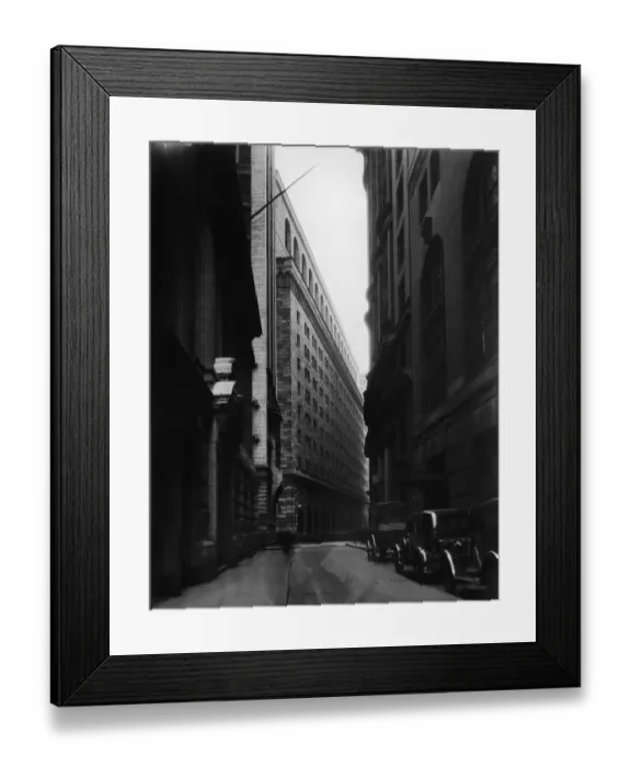 Framed Print : Federal Reserve Bank in New York City Framed Print : Federal Reserve Bank in New York City