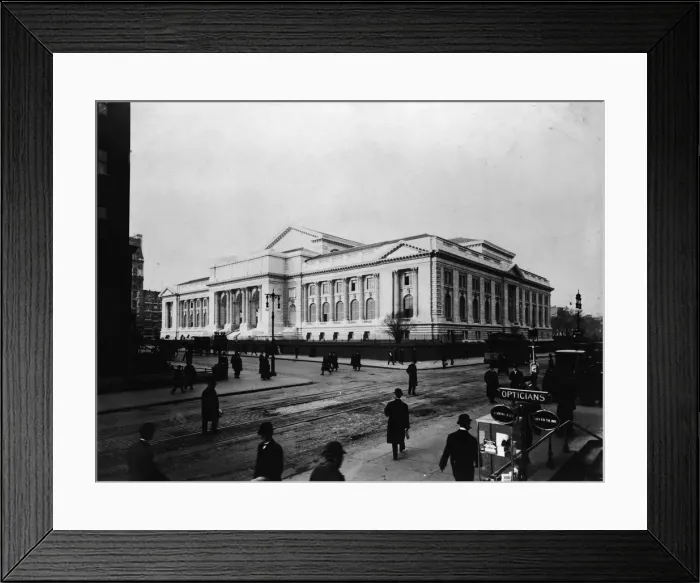 Framed Print : New York Public Library Main Branch Framed Print : New York Public Library Main Branch