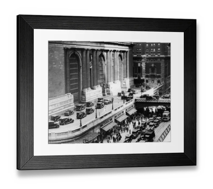Framed Print : Foot & Wheel Traffic At Grand Central Framed Print : Foot & Wheel Traffic At Grand Central