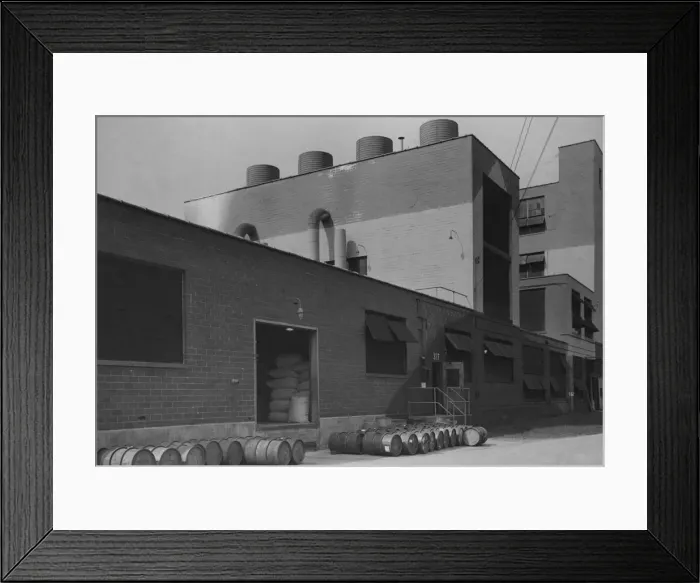 Framed Print : Factory Exterior Framed Print : Factory Exterior