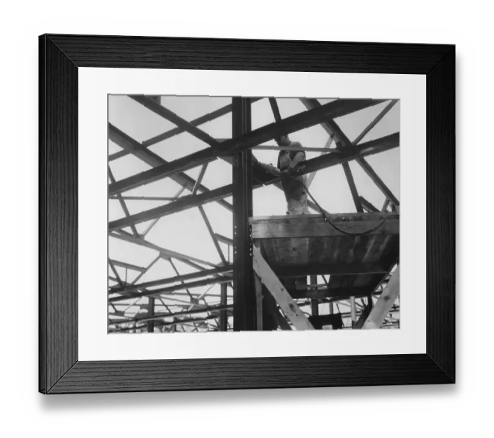 Framed Print : Construction Worker Framed Print : Construction Worker