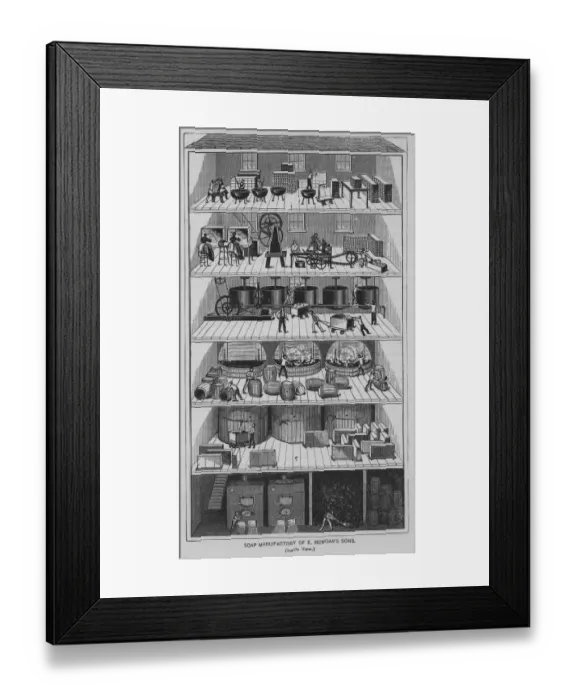 Framed Print : E. Morgans Sons Company Framed Print : E. Morgans Sons Company