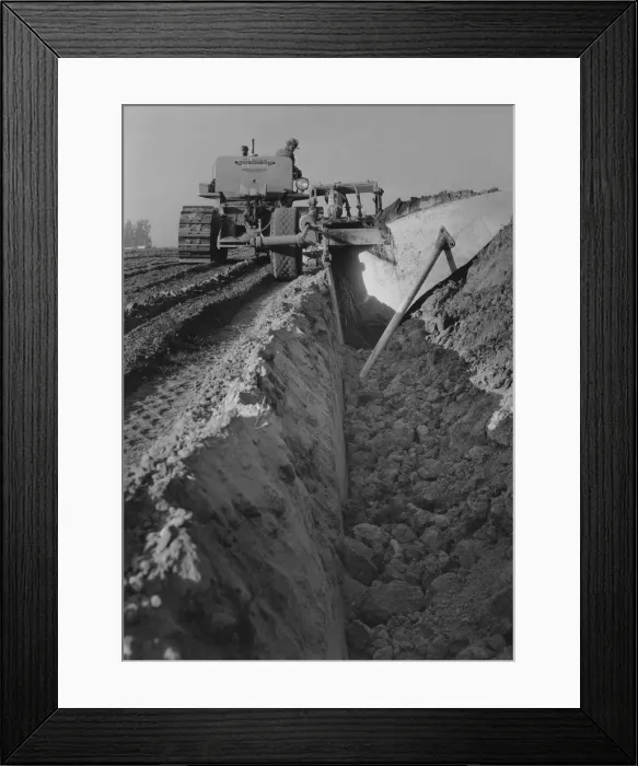 Framed Print : Ploughing The Soil Framed Print : Ploughing The Soil