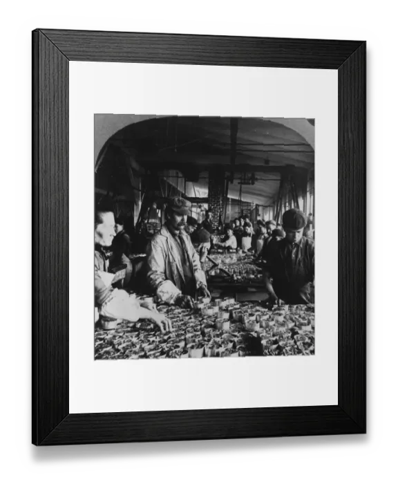 Framed Print : Salmon Canning In Oregon Framed Print : Salmon Canning In Oregon