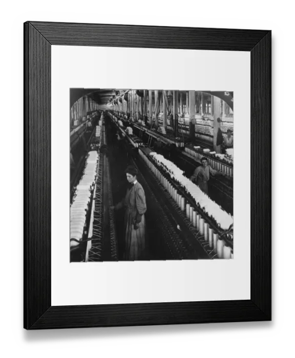 Framed Print : White Oak Cotton Mills Framed Print : White Oak Cotton Mills