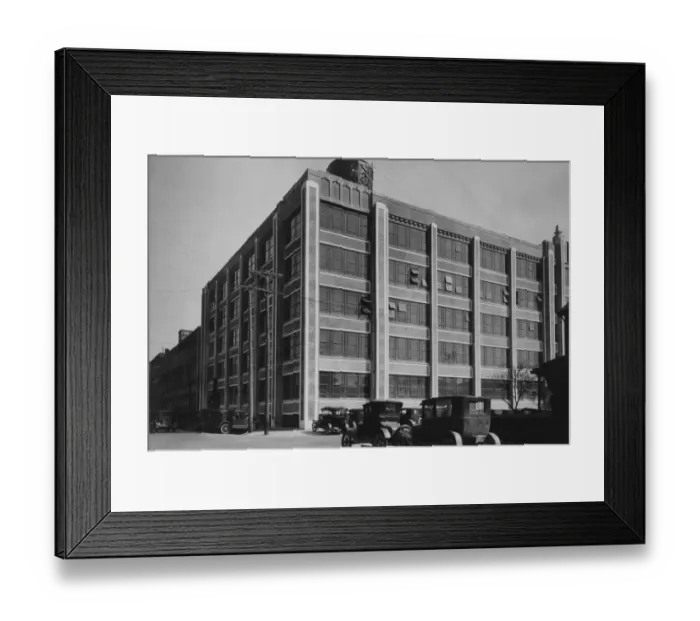 Framed Print : Factory Exterior Framed Print : Factory Exterior