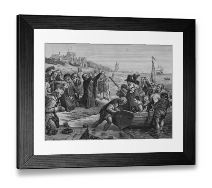 Framed Print : Pilgrim Fathers Framed Print : Pilgrim Fathers
