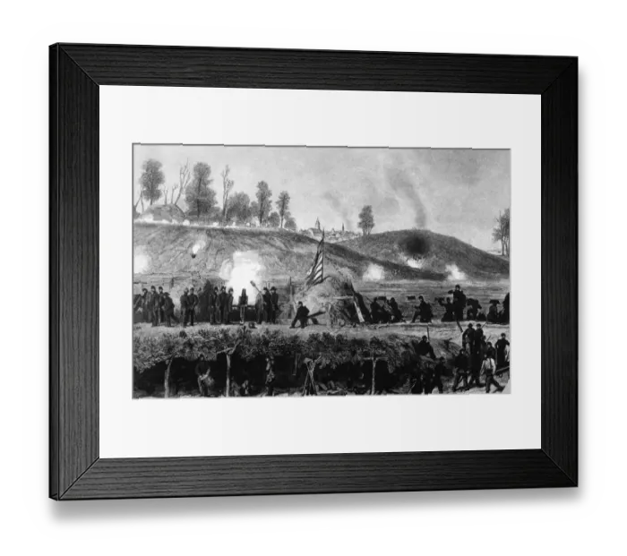 Framed Print : Siege at Vicksburg Framed Print : Siege at Vicksburg