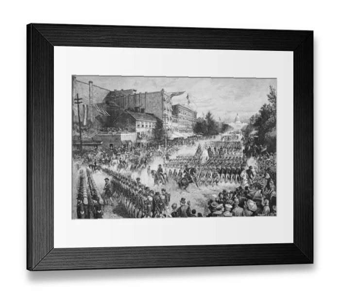 Framed Print : Union Troops Framed Print : Union Troops