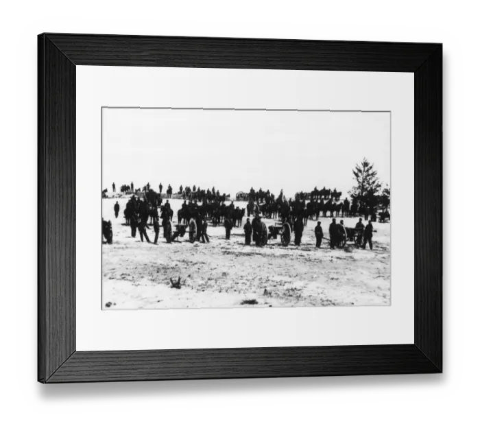 Framed Print : Battery At Drill Framed Print : Battery At Drill