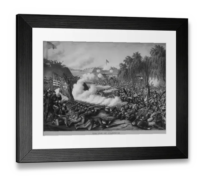 Framed Print : Battle of Corinth Framed Print : Battle of Corinth