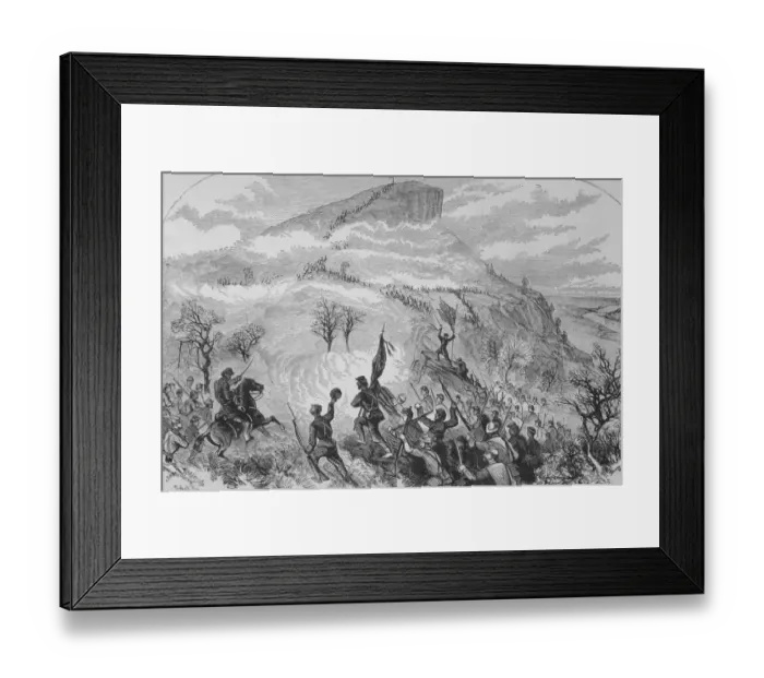 Framed Print : Battle of Lookout Mountain Framed Print : Battle of Lookout Mountain